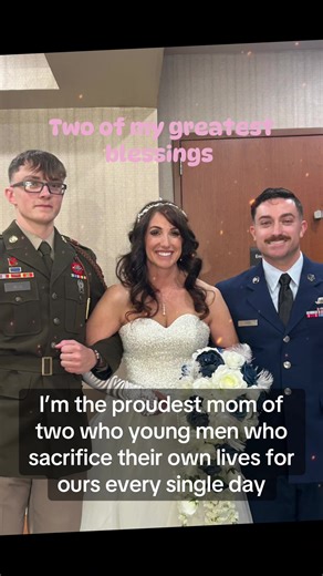 I’m blessed with four amazing children- two who are selflessly fighting for our freedom every day. We are all truly blessed! I couldn’t ask for a better life or a better family than the one God has given to me. ❤️