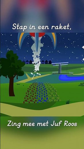 Zing mee! Astronaut met Juf Roos! 🌹 #JufRoos #Shorts #Kinderliedjes