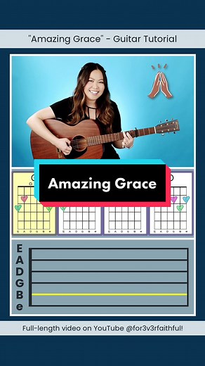 Here’s an EASY way to play “Amazing Grace” on the guitar! 🎸🎶 Follow for more short tutorials! 🤗 #guitarlesson #guitartutorial #guitarforbeginners #beginnerguitar #easyguitar #easyguitartutorial #easyguitarlesson #easyguitarsong #howtoplayguitar #fyp #guitartok #amazinggrace