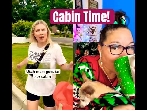Mom and her chihuahua React to Utah Mom Goes to Her Cabin 🤣