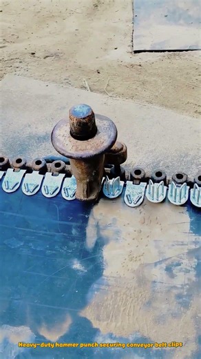 Fast Conveyor Splicing: Installing Heavy-Duty Mechanical Belt Fasteners with Hammer Punch Tool