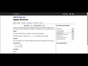 Day 2: Solving CSES "Apple Division" | Python