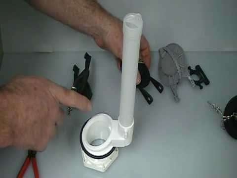 Toilet flush valve assembly-How to change a flapper-different types