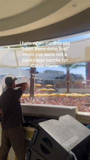 i need to go to Vegas again #fyp #calvinharris #backstage #dj #girl | Calvin Harris