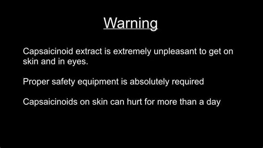 How to extract Capsaicinoids from Peppers at Home