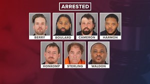 7 men arrested at Beaumont motel after law enforcement officials conduct joint human trafficking operation