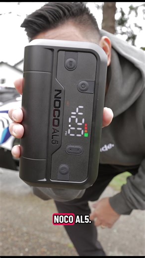 Noco AL5 Portable Air Compressor for Gixxer Riders