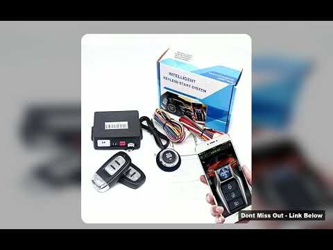 Start button system Car alarm with autostart Universal central locking Remote starter kit Automotive