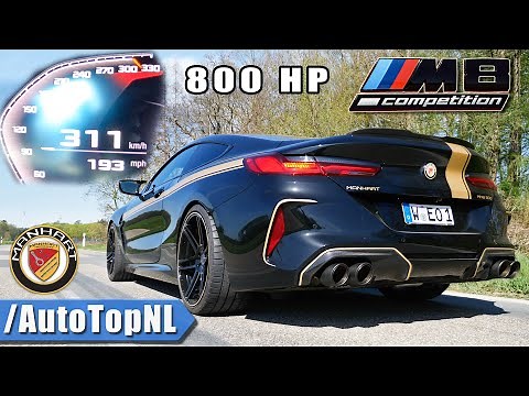 BMW M8 Competition 823HP MANHART 0-311km/h ACCELERATION & TOP SPEED by AutoTopNL