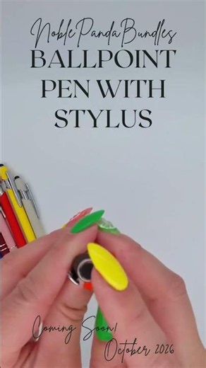 Ballpoint Stylus Pen for Journaling & Planning ✨ #styluspen #stationery #booktok #studygram #shorts
