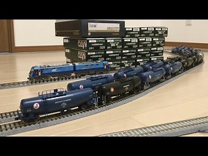 【地味】タンク貨物列車_載線組成作業 [16番(HO)鉄道模型 ]