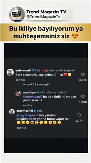 Sete Uykulu Gelen Zeynep Atılgan İle Erdem Şanlı'nın Yorumlardaki Konuşmaları #yorum #set #dizi