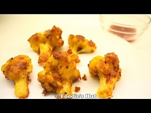 Muchmuche Fulkopi Bhaja (Bengali Style Crispy Cauliflower Fries )Recipe by - Foodie's Hut #0043