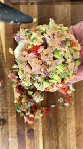Salmon Cream Cheese Chopped Bagel Sandwich Recipe