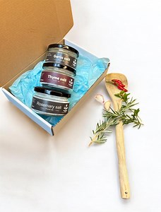 Gourmet Herb Salt Set: Rosemary, Garlic, Chilli (plus Downloadable Seasoning Guide) - Etsy Canada
