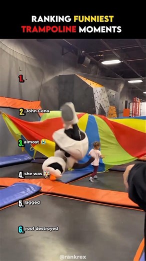 ranking funniest trampoline moments 😭💀