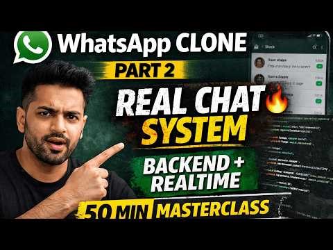 MERN Stack WhatsApp Clone - Part 2 | Real-time Messaging & Authentication