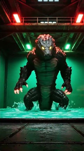 SCP-682 vs ACID Tank! 🧪🦖 (Infinite Regeneration) #Shorts #SCP #3DAnimation