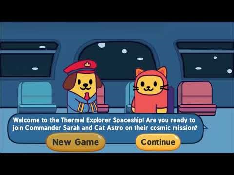 Temperature and Total Energy with Thermonaut - Science Game for Grades 6-8