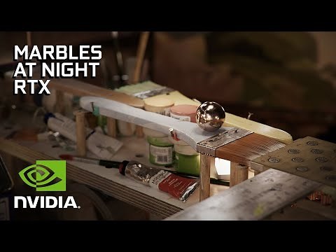 NVIDIA Marbles at Night - RTX デモ (日本語字幕付き)