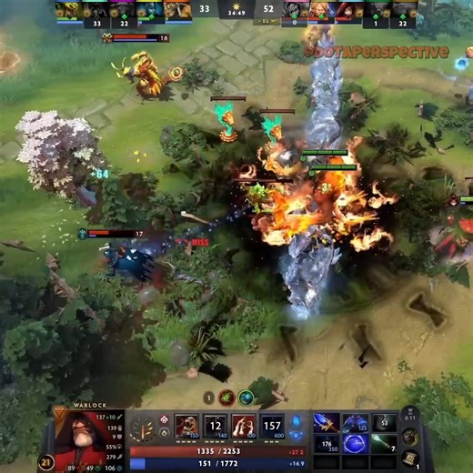 33K views · 88 reactions | Warlock is the NEW Carry 4V5 Gameplay in 7.39d Dota 2! #Dota #Dota2 | DotaPerspective | Facebook