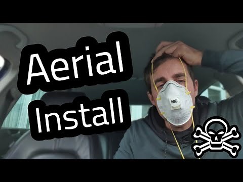 FM/AM Car radio aerial install guide how to.