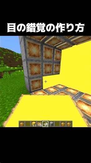 How to create an optical illusion... #shorts #Minecraft