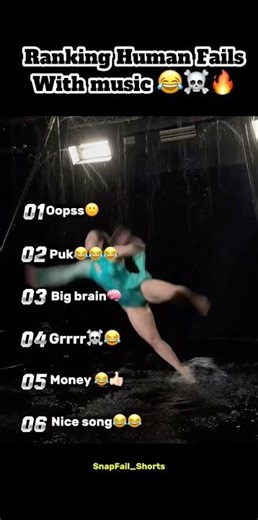 Ranking Human Fails With Music😂🎵🔥 #shorts #usa