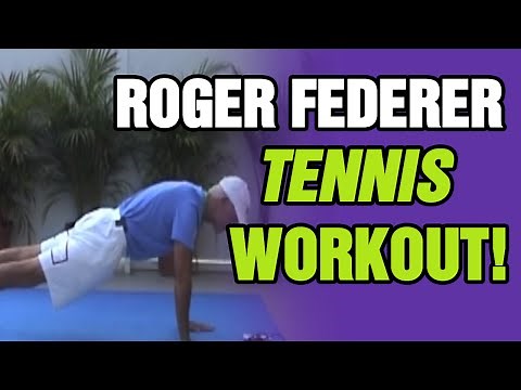 Tennis Fitness - Roger Federer Tennis Workout by TomAveryTennis.com