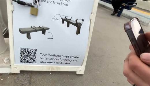 Calgary Transit pilot calls on passengers to choose new benches