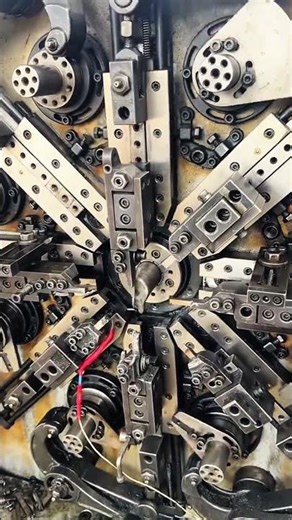 Wire feeding into CNC spring coiling machine with rotating rollers