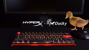 Introducing the HyperX x Ducky One 2 Mini mechanical gaming keyboard! 👀 🦆 Ultra-compact 60% form factor ⌨️ HyperX red switches 🦆 Ducky One 2 Mini keyboard design ⌨️ RGB exposed backlit keys 🦆 Ducky PBT double-shot seamless keycaps ⌨️ 3,700 units available worldwide Available May 13, 10AM AEST More info: https://hyperx.gg/hxducky | HyperX ANZ