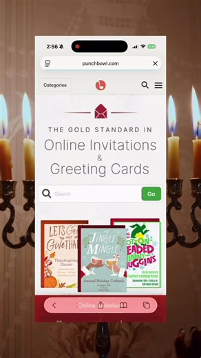 Designing my dream digital Hanukkah invite⭐️ Punchbowl has the best invitation tech — their digital invites can be sent by text or email, and you can add a potluck list or co-host. So easy to plan, customize, and track RSVPs all in one place✨ #punchbowl #gifted @Punchbowl #hanukkahparty #digitalinvites