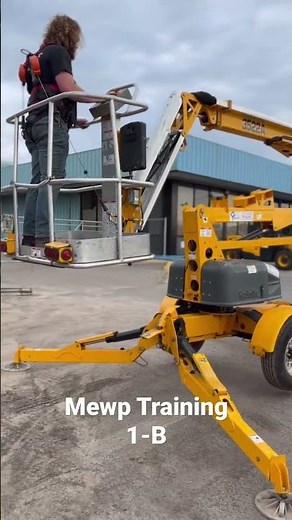 Mewp training. Class 1 group B. #east2westsafetyplus #training #good #fun #mewp #florida #safety