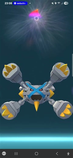 Mega Evolving Metagross in PokemonGo #pokemongo #pokemon #shinypokemon