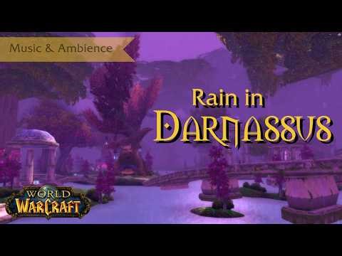 Arriving in Darnassus During a Downpour | Classic Music & Ambience