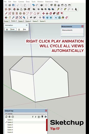 Sketchup Tips & Tricks | Create Animation #sketchup #sketchuptutorial