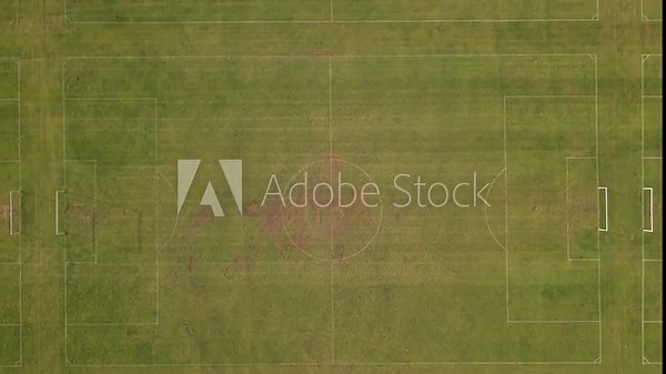 Aerial View of Soccer Fields at Local Public Park During Daytime