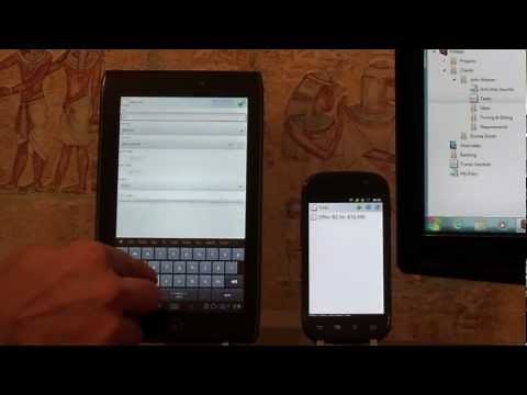 The magic of syncing private info between a tablet, phone, laptop and desktop