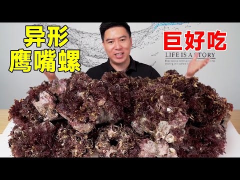 Eat alien's eagle snail hesitate but it's fresh & sweet once cooked.