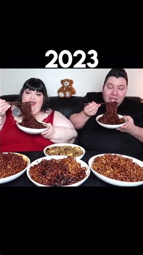 Hungry FAT CHICK & Nikocado AVOCADOO - change overi time...