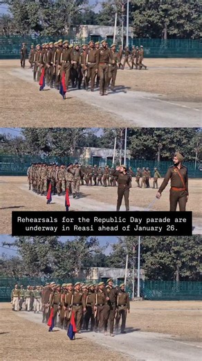 Reasioffical on Instagram: "Rehearsals for the Republic Day parade are underway in Reasi ahead of January 26."