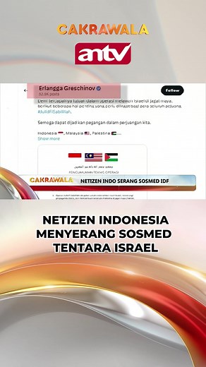 Kekuatan Warga 62 Melawan Israel di Sosial Media