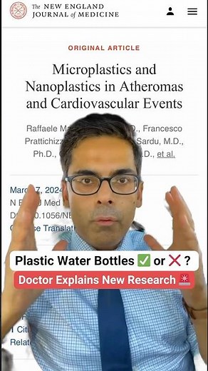 Stop Using PLASTIC Water Bottles 💧| Harvard Trained Doctor Explains #health #healthtips