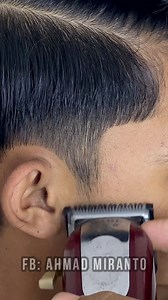 149K views · 1.8K reactions | simple taper using guard 1 #easytrickie #easytechnique #easyhaircut #haircuttutorial #taper #tampletaper #taperfade #using #guard0,5 #fblifestyle #everyone #fyp #asmr | Ahmad Miranto | Facebook