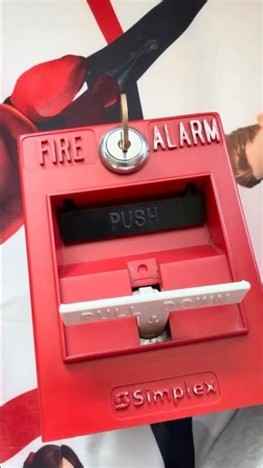 Simplex fire alarm pull station