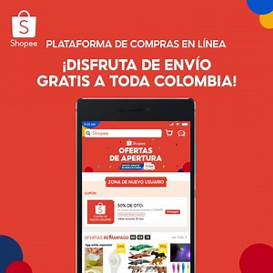 ¿Nuevo en Shopee Colombia? ¡Disfruta del cupón de nuevo usuario con 50% de descuento sin mínimo de compra! Envío gratis en todos tus pedidos online. ¡Descarga Shopee ahora! *Aplican términos y condiciones | Shopee
