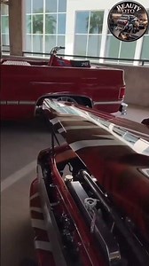 INSANE Custom Red Lowrider Truck Paint Job! 🔥