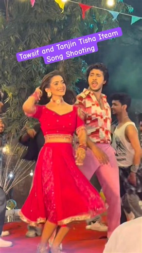 Tumi moner ghore Song Shooting #shorts #tanjintisha #tawsifahmed #dance #viralvideo