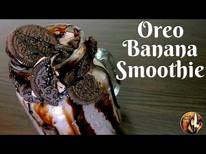 How to make Oreo Banana Smoothie | Oreo Chocolate Banana Smoothie
